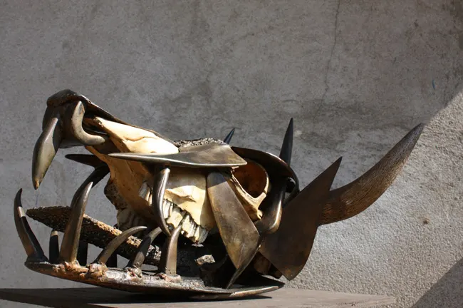 Créature de l'Apocalypse, sculpture de Serge Homs